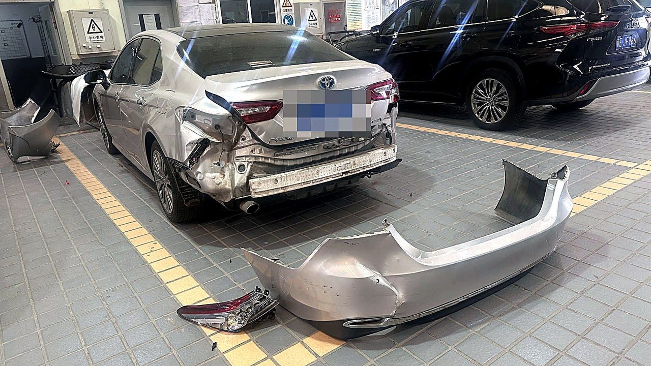 事故碰撞损伤实拍