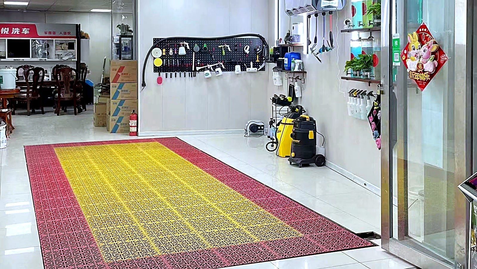 施工车间全景